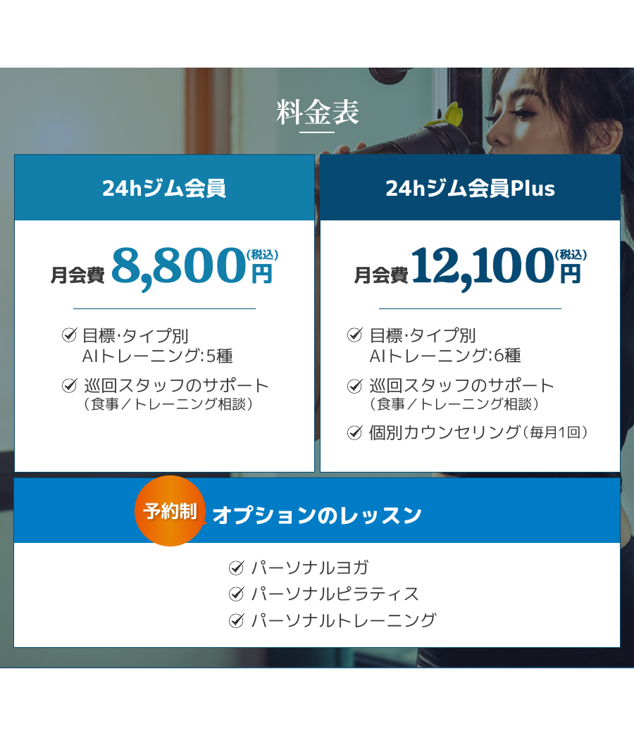 料金表